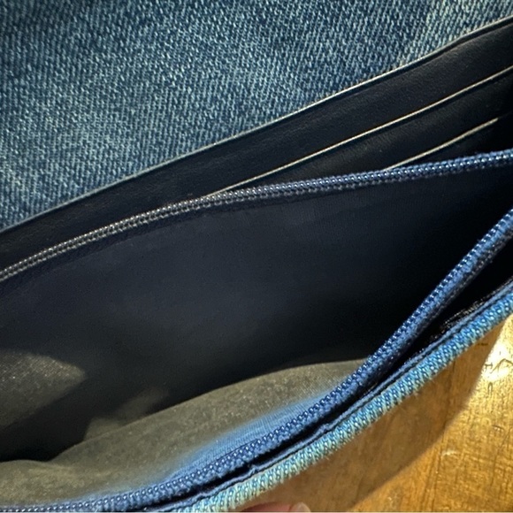 Vintage Dior Denim Long Saddle Wallet - Picture 11 of 15